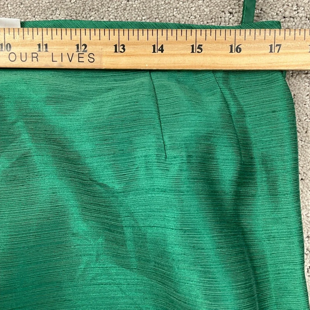 LE SUIT ESSENTIALS Skirt Set Womens Blazer 12 Skirt 16 Green Holiday‎ 2pc Flaws